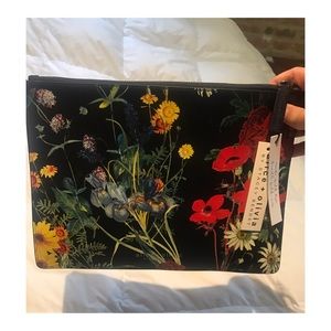 Alice and Olivia floral clutch/wristlet